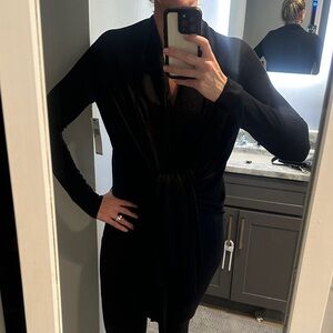 NWT DKNY Black Long Cardigan